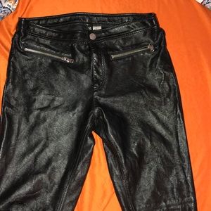 H&M leather pants